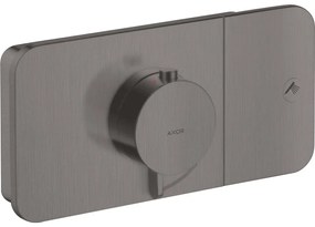 AXOR One modul termostatu s podomietkovou inštaláciou, pre 1 spotrebič (vrchná sada), kartáčovaný čierny chróm, 45711340