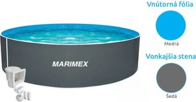 Marimex | Bazén Marimex Orlando 3,66x0,91 m s príslušenstvom - motív šedý | 10340217