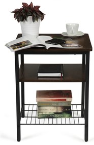 Wellhox Moderný konferenčný stolík s 2 policami