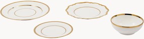 Porcelánová súprava riadu Golden, 1 osoba, 4 ks