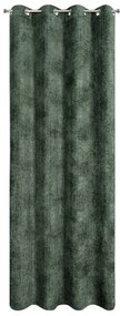 ZATEMŇOVACÍ ZÁVES NA KRÚŽKOCH ALETA 135X250 CM TMAVOZELENÁ