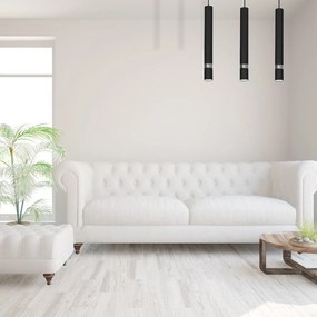 Závesné svietidlo Joker, 3x čierne kovové tienidlo, b/ch