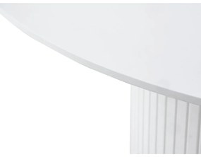 Okrúhly rozkladací jedálenský stôl s prídavnou doskou ø 120 cm Nola – Unique Furniture