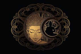 Obraz vyrovnaný Budha