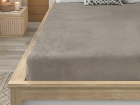 Plachta mikroplyš SOFT 90x200 cm hnedá