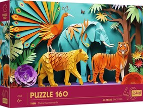 TREFL Puzzle Paper Art: Džungľa 160 dielikov