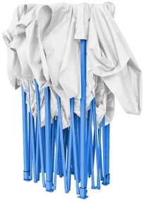 Záhradný pavilón- biely+bočné steny+prenosná taška-2,9x2,9 m
