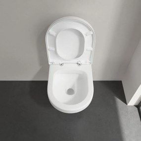 VILLEROY &amp; BOCH Architectura WC sedátko s poklopom, biela alpská, 98M9D101
