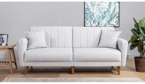 Rozkladacia dvojmiestná pohovka KITO krémová