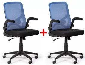 Kancelárska stolička FLEXI 1+1 ZADARMO, modrá