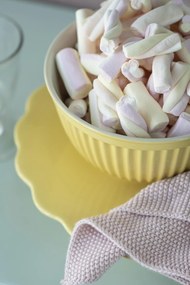 IB Laursen Žlté keramické misky MYNTE LEMONADE, set 3 ks
