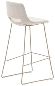 Béžová barová stolička (výška sedadla 76 cm) Zahara – Kave Home