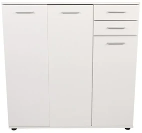 Botník Triah 108x108 cm biely