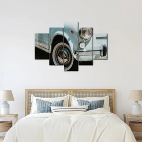 Obraz - Retro auto Fiat (150x105 cm)