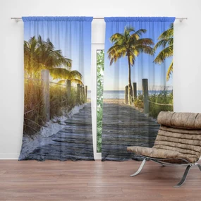 Sablio Záves Cestička na pláž: 2 ks 140x250 cm