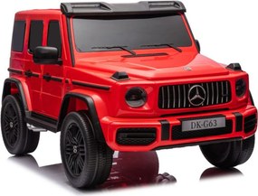 LEAN CARS Elektrické autíčko Mercedes G63 XXL červené 4x4