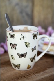 Porcelánový hrnček s motýlikmi Butterfly Paradise - 12*8*10cm / 350 ml