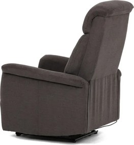 Polohovacie kreslo hnedé elektrické TV-925 BR2