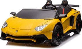 LEAN CARS Lamborghini XXL batéria do auta A8803 žltá 24V