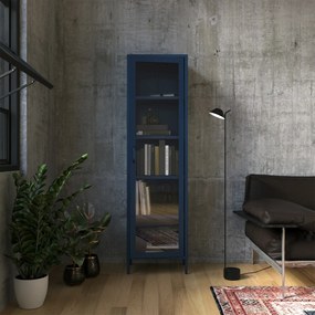 Vitrína  LUIGI, 500 x 1800 x 350 mm, Modern: farba granátová