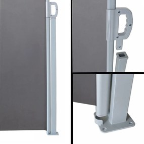 Sivá kovová balkónová zástena 300x160 cm - Garden Pleasure