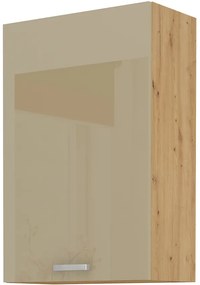 Horná kuchynská skrinka Arryn 60 G-90 1F (dub artisan + lesk cappucino). Akcia -6%. Vlastná spoľahlivá doprava až k Vám domov. 1024775