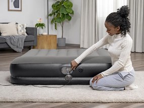 Nafukovací matrac Bestway Tritech so vstavanou USB pumpou 152x203cm 671BU