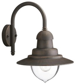 Philips Philips 01652/06/PN - Vonkajšie nástenné svietidlo RAINDROP 1xE27/53W/230V IP44 P2949