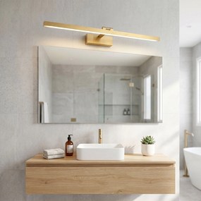 Toolight APP1865-1W, kúpeľňové LED svietidlo, 800 mm, brúsená oceľ, OSW-66021