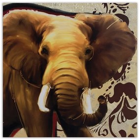 Obraz na plátně Slon Afrika Zvíře - 60x60 cm