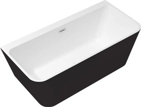 Besco Akrylátová voľne stojaca vaňa Varya BW Matt 170x80 BESCO-Typ výpuste: Click-Clack s prepadom, grafit, BESCO-Rozmery: 170x80, BESCO-Farba: Biela…