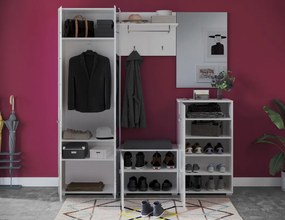 Predsieňová skriňa s policami Linus