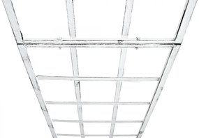 Mriežka na popínavé rastliny Trigo - 198 x 40 cm - Biela antik