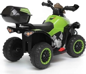 LEAN CARS Elektrická štvorkolka GTS1188-A, LED, hudba, zelená