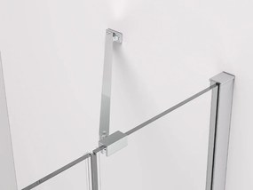 Cerano Marino, sprchovací kút 90(dvere) x 90(stena) x 190 cm, 6mm číre sklo, chrómový profil, CER-CER-422766