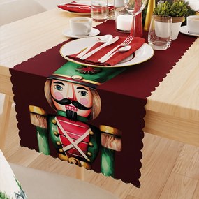 Vianočný behúň Luskáčik červený 38x160 cm | INTERMEDIC SK