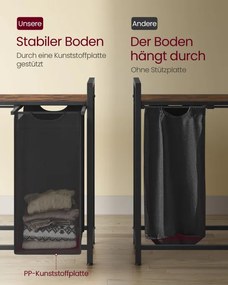 Kôš na bielizeň so 4 priehradkami BLH401B01