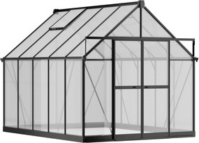 Skleník 234 x 244 x 312 cm, zosilnená konštrukcia, polykarbonát 6 mm