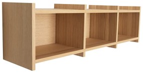 Poschodová polica v dekore duba v prírodnej farbe 80 cm Focal – Hübsch