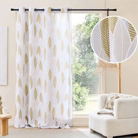 Béžový/v zlatej farbe záves 140x280 cm Kim – douceur d'intérieur