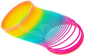 KIK KX6327_2 Spring skákající pružina Duhová 7,5 cm