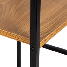 ModernHome Drevený nočný stolík s 2 policami