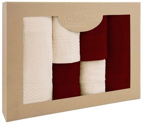 Darymex BAVLNENÉ UTERÁKY SOLANO SADA 2 KS 30X50 CM, 2 KS 50X90 CM, 2 KS 70X140 CM VIACFAREBNÁ