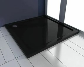 Akrylátová sprchová vanička REA SAVOY čierna 80x80