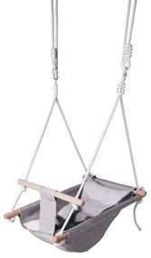 2Kids Toys - Detská textilná hojdačka pre najmenších šedá