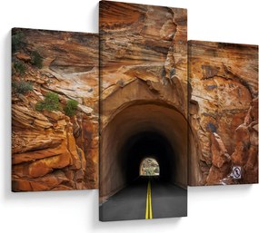 Obraz - tunel v skale (90x60 cm)
