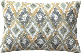 Karin - jednoduchá obliečka, 60x40cm farba produktu modrá látka zapletaná, vzorované