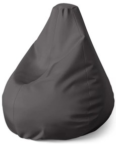 Sedací vak Pear charcoal - detský, antracit