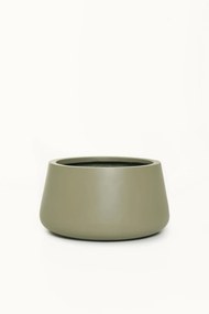 Kvetináč GORDO, sklolaminát, výška 21 cm, béžový