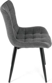 Jedálenská stolička sivá HC-462 GREY2